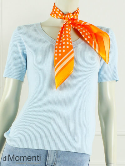 Zijde Look Sjaal Elegance - Oranje