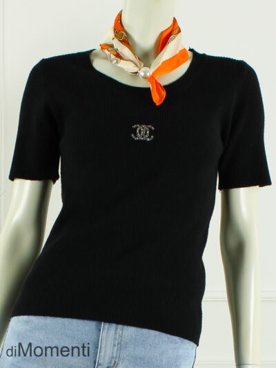 Zijde Look Sjaal Parel - Oranje