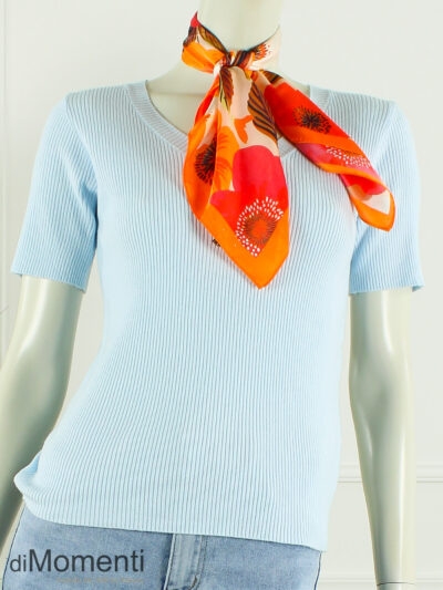 Zijde Look Sjaal Summer - Oranje
