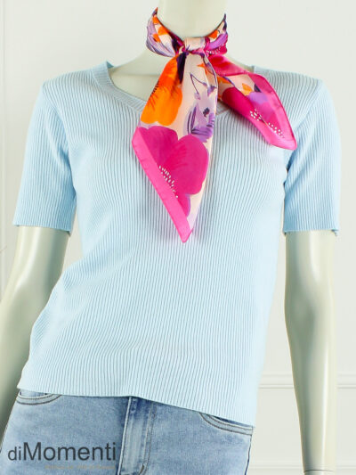 Zijde Look Sjaal Summer - Fuchsia