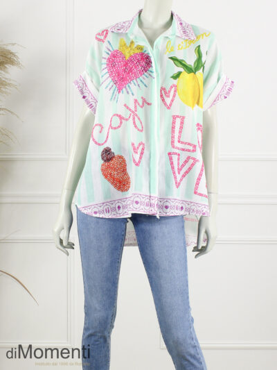 Blouse le Citroen - Mint groen