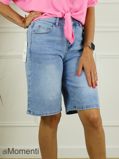 Kathy Stretch Bermuda - Blauw