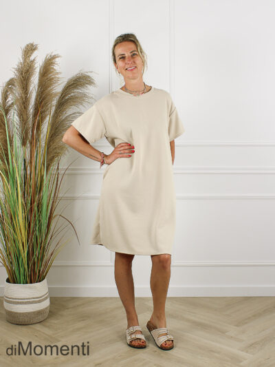 Jurk Life Label Ecru - Beige