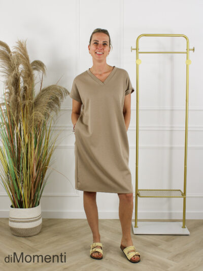 Comfy Jurk Solana - Taupe
