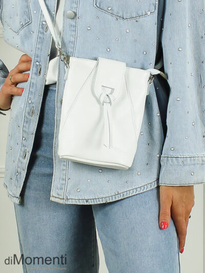 Tas Suzy - Leer - Wit
