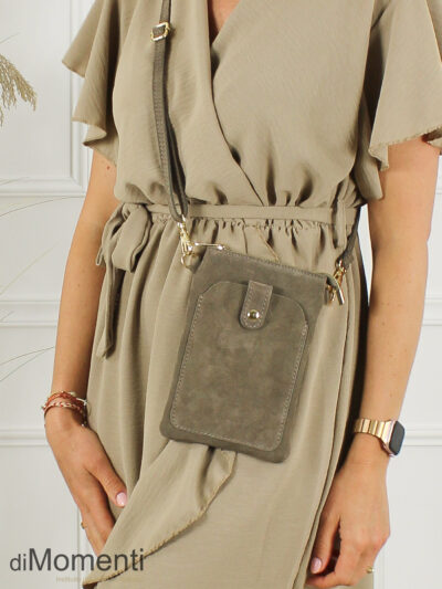 Suede Tas Azul - Taupe