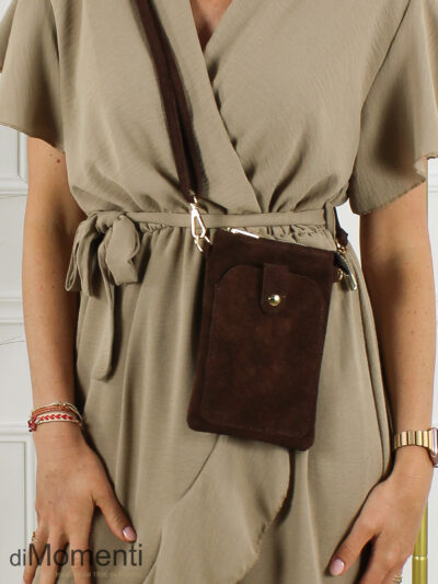 Suede Tas Azul - Coffee