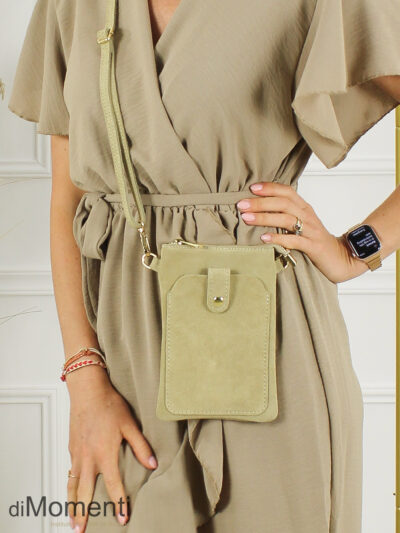Suede Tas Azul - Beige