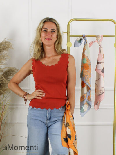 Top Clara - New Orange