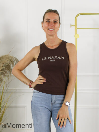Tanktop Le Marias - Choco