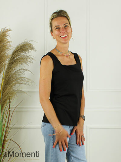Top Lina - Zwart