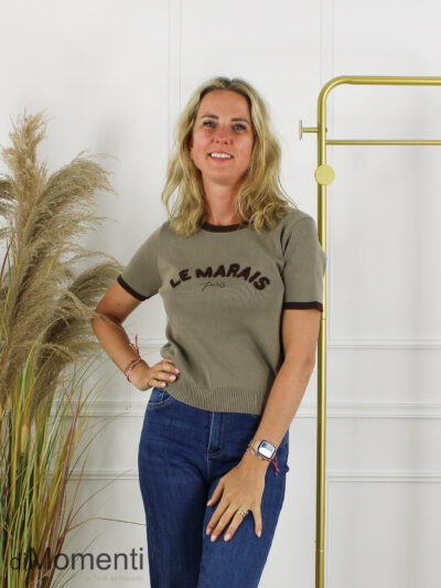 Top Le Marais  - Taupe