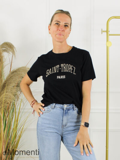 Top Saint Tropez - Zwart