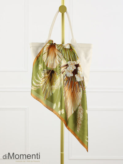 Zijde Look Sjaal Cannes - Groen