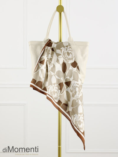 Zijde Look Sjaal Clamant - Caramel