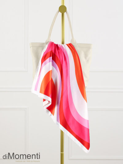 Zijde Look Sjaal Pucci - Fuchsia