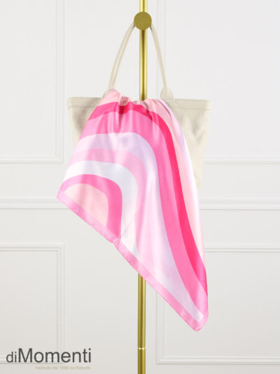 Zijde Look Sjaal Pucci - Roze