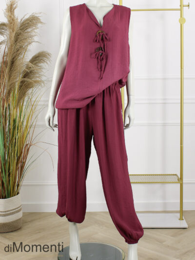 2- Delige Set Mango - Bordeaux