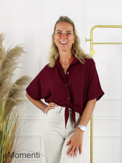 Blouse Grace - Bordeaux