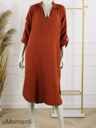 Jurk Bologna - Cognac