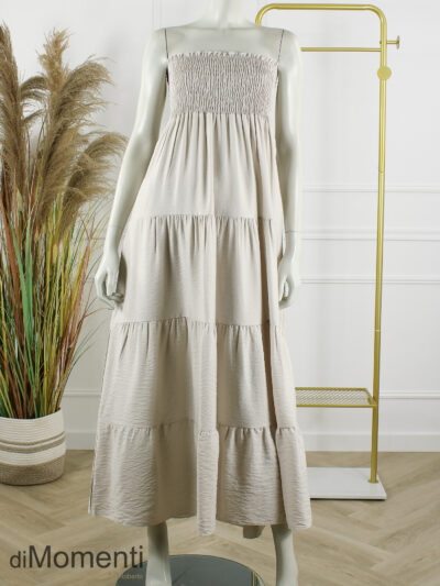 Strapless Jurk Trezza - Beige