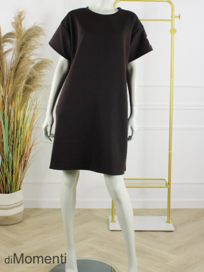 Jurk Life Label Ecru - Coffee