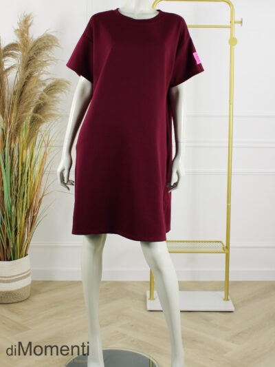 Jurk Life Label Fuchsia - Bordeaux