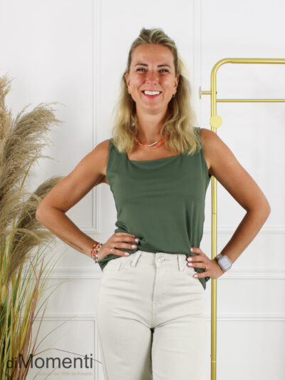 Top Lina - Army Groen