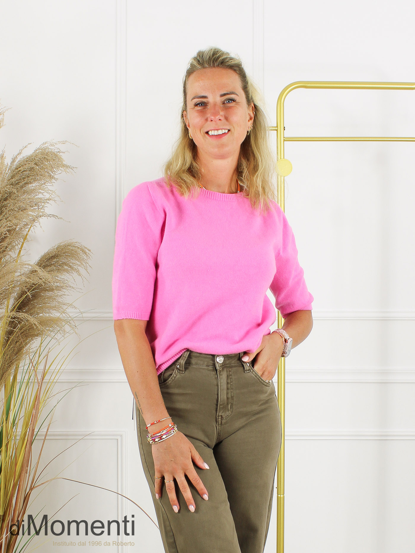 Gebreide Top Alessi - Roze