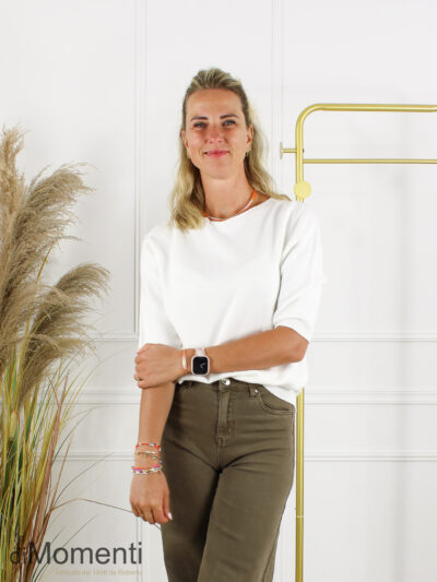 Gebreide Top Alessi - Ecru