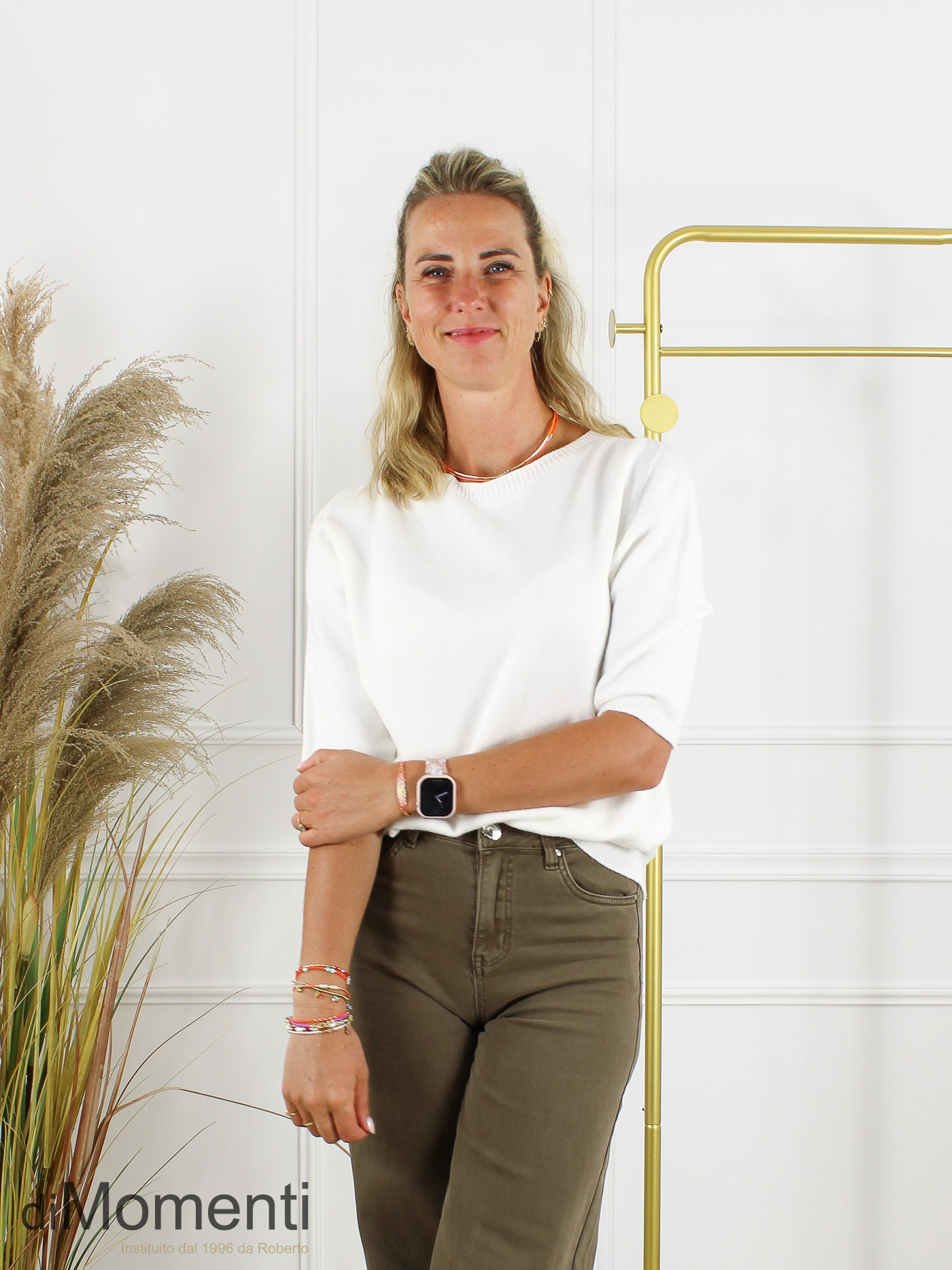Gebreide Top Alessi - Ecru
