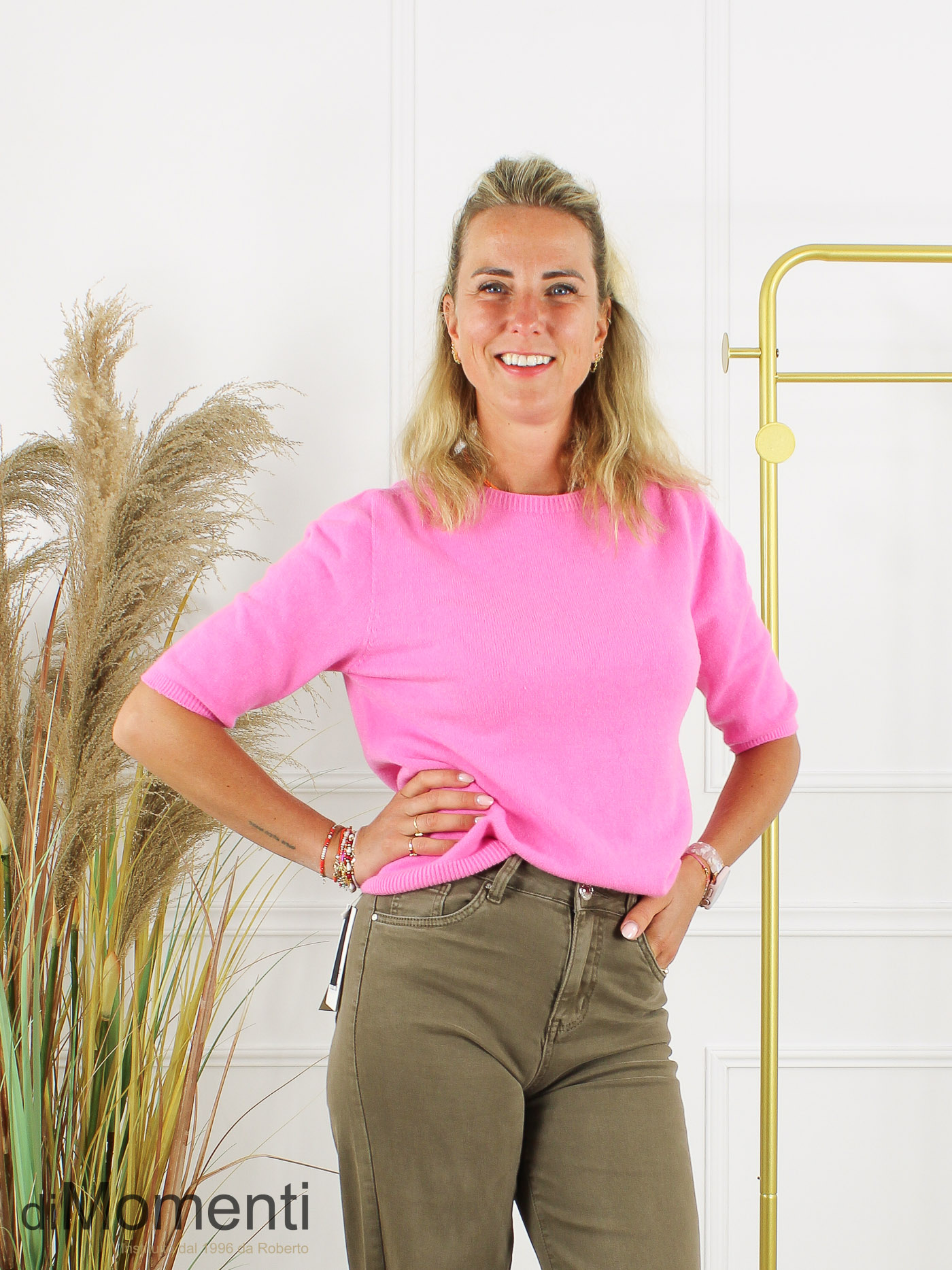 Gebreide Top Alessi - Roze