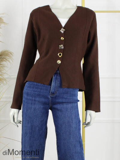 Vest Daisy - Coffee