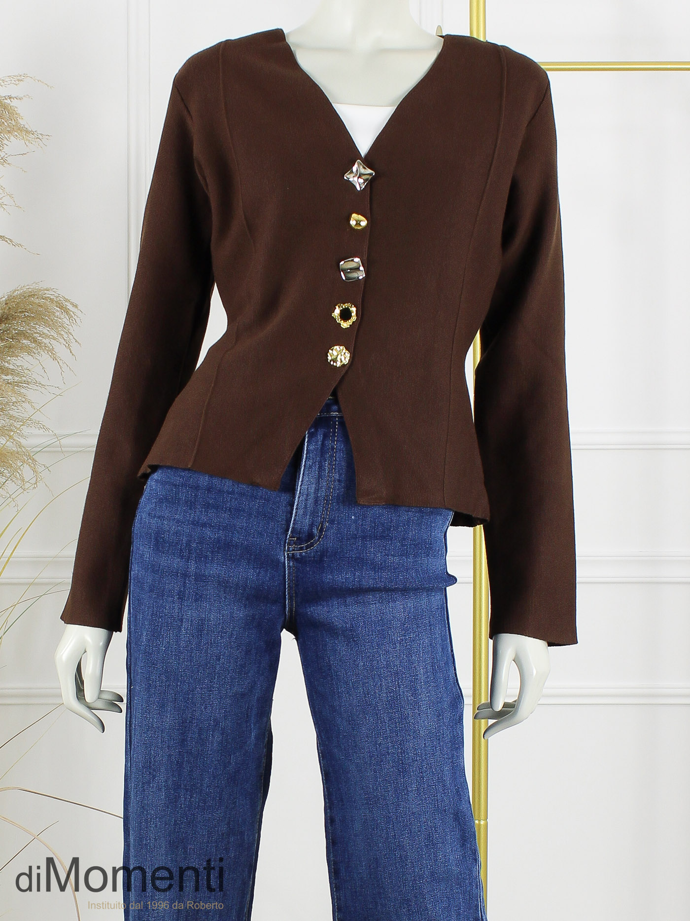 Vest Daisy - Coffee