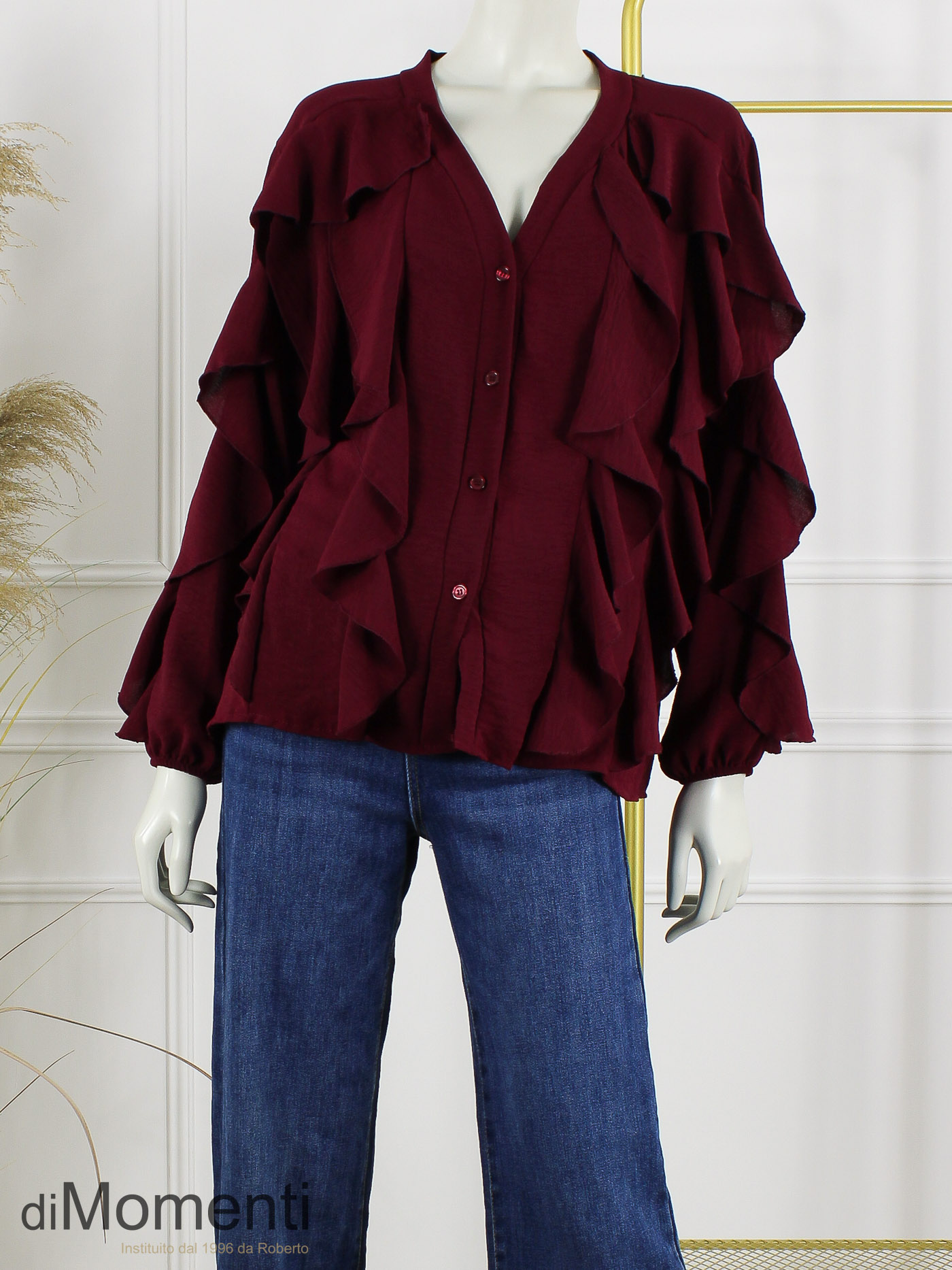 Blouse Lucia - Bordeaux