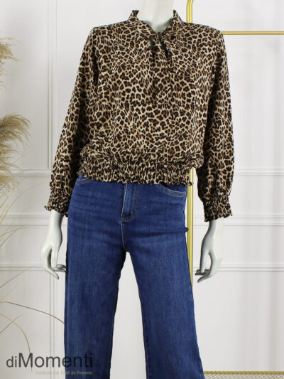 Blouse / Top Verla - Print 4 Camel
