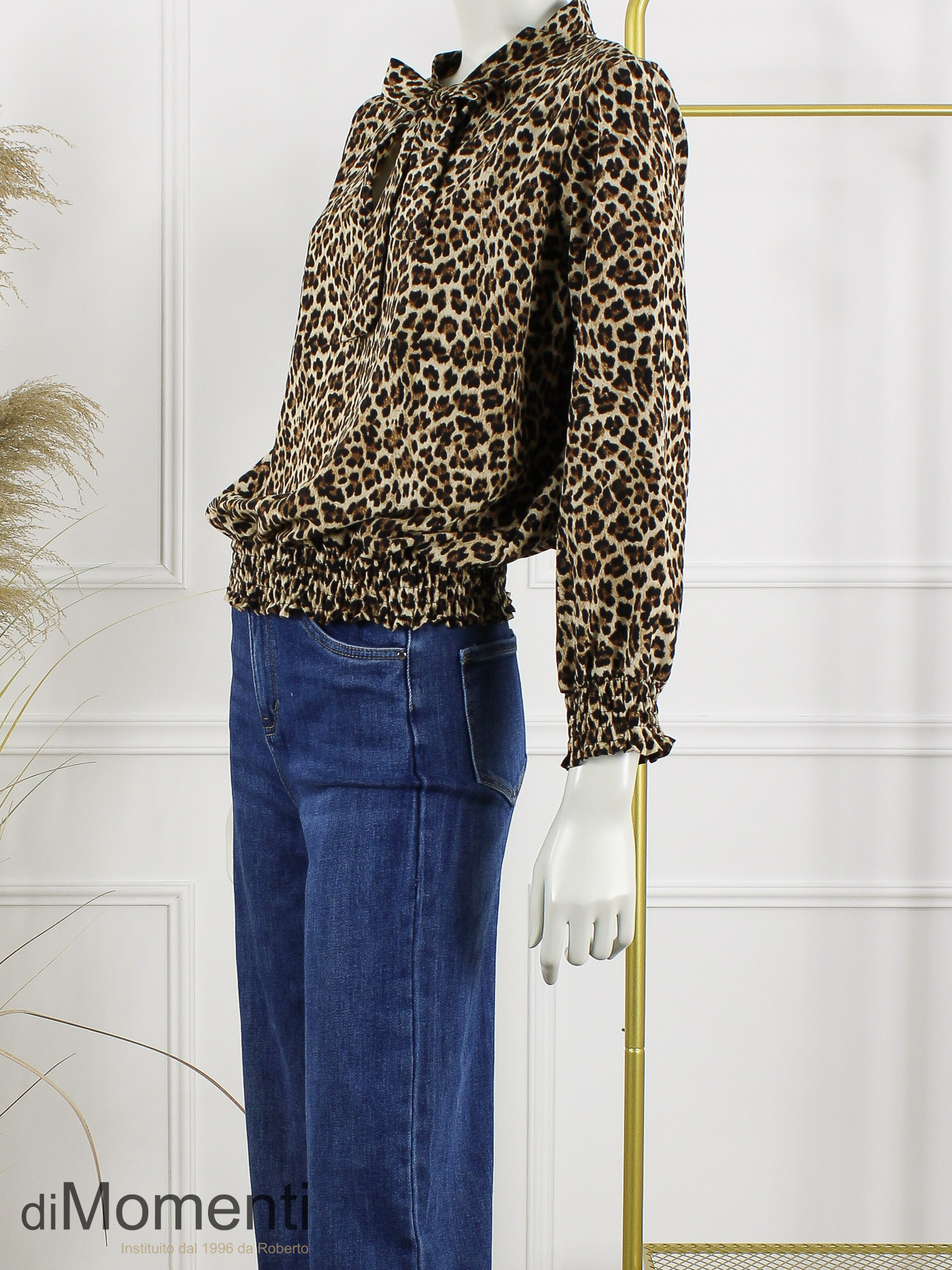 Blouse / Top Verla - Print 4 Camel
