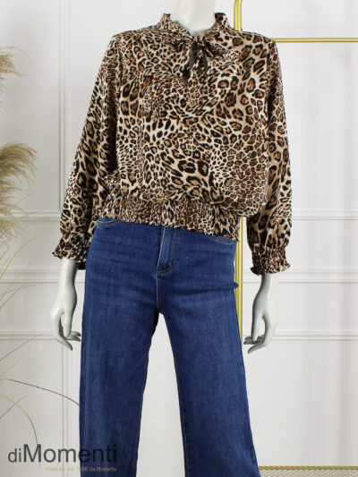 Blouse / Top Verla - Print 2 Beige