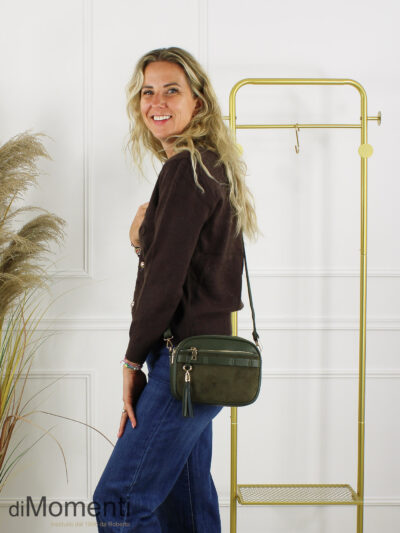 Cross Body Tas Veneto - Army Groen