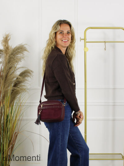 Cross Body Tas Veneto - Bordeaux