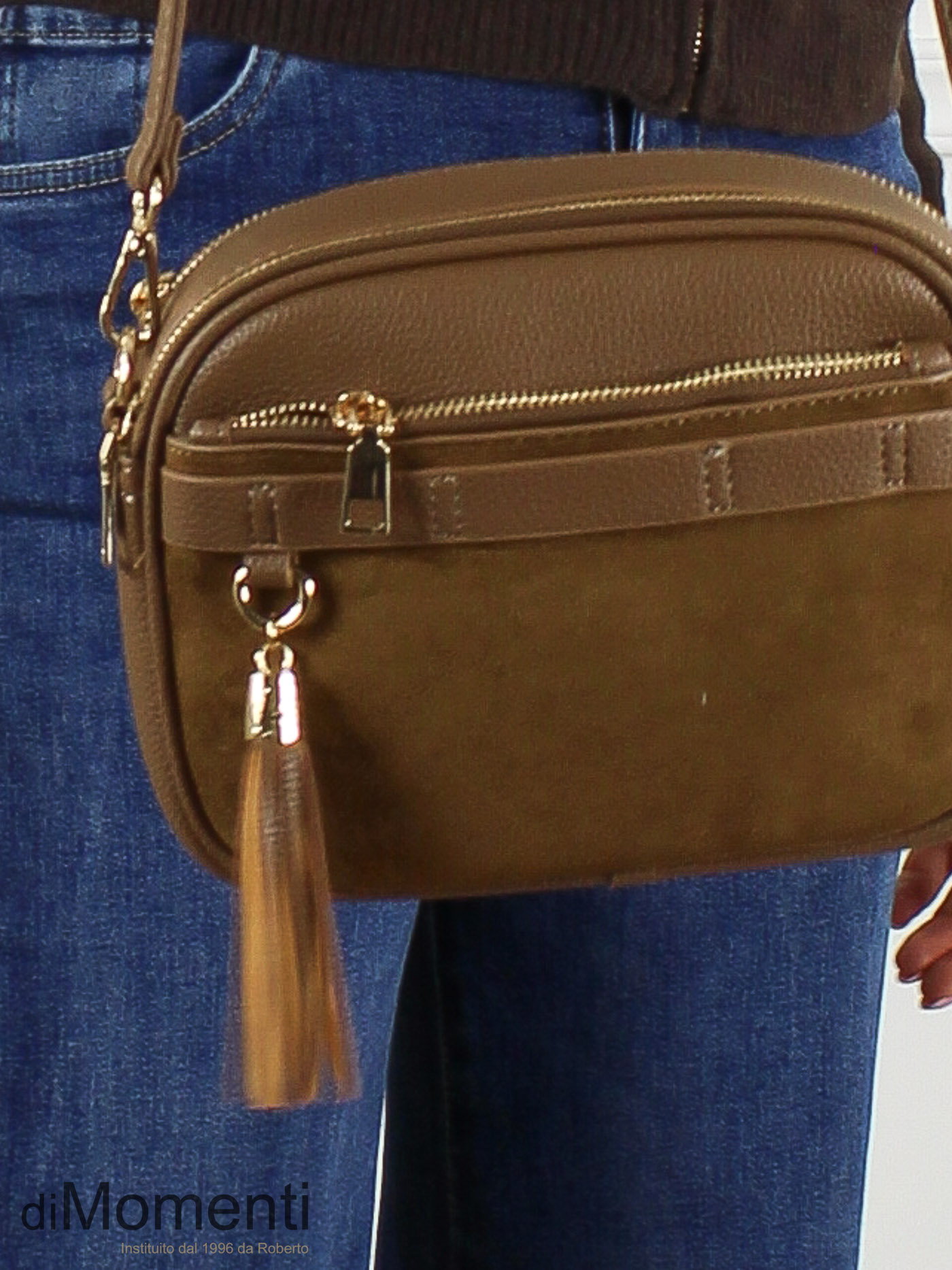 Cross Body Tas Veneto - Mocca