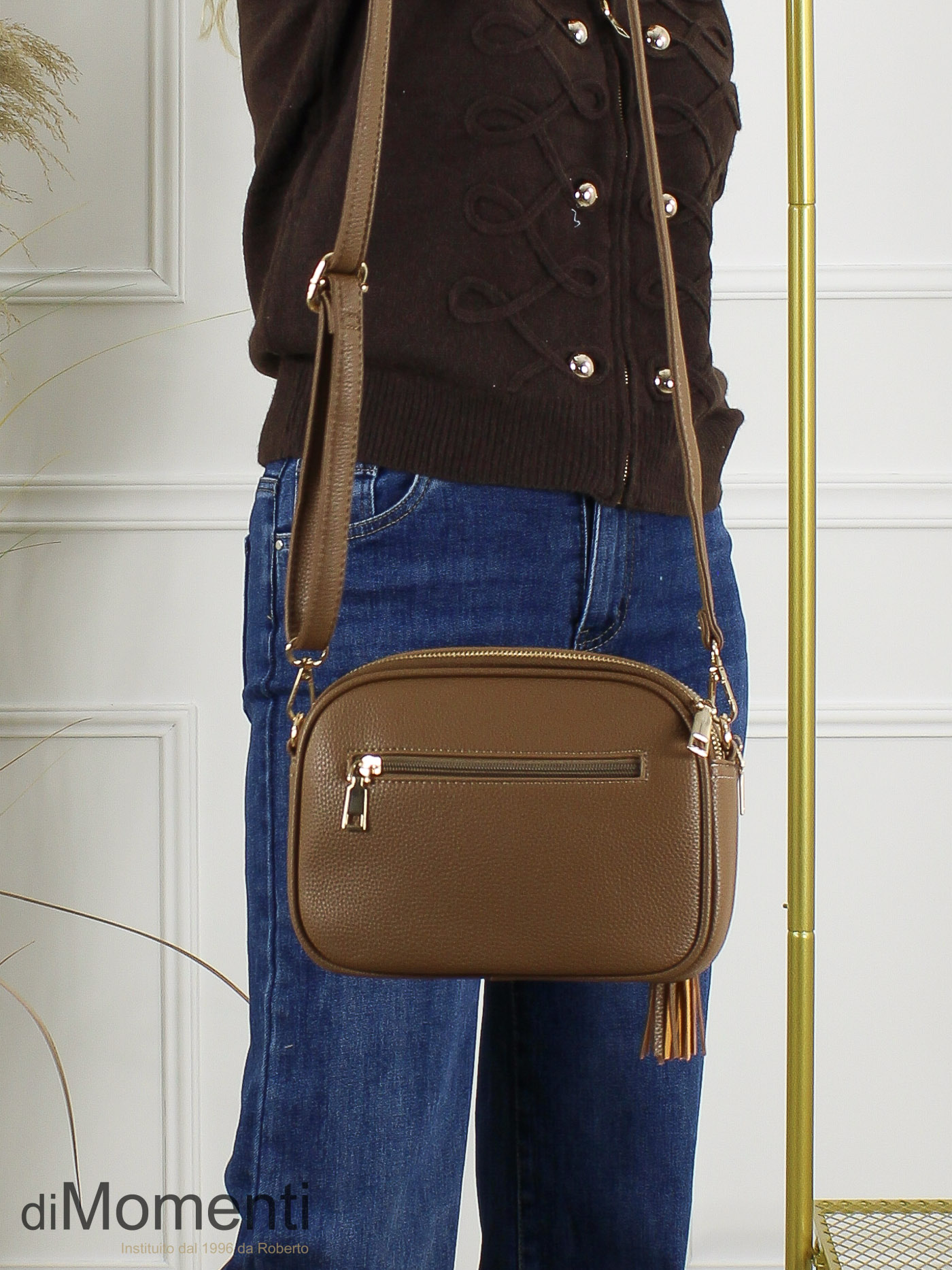 Cross Body Tas Veneto - Mocca