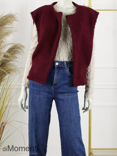 Gilet Amy - Bordeaux