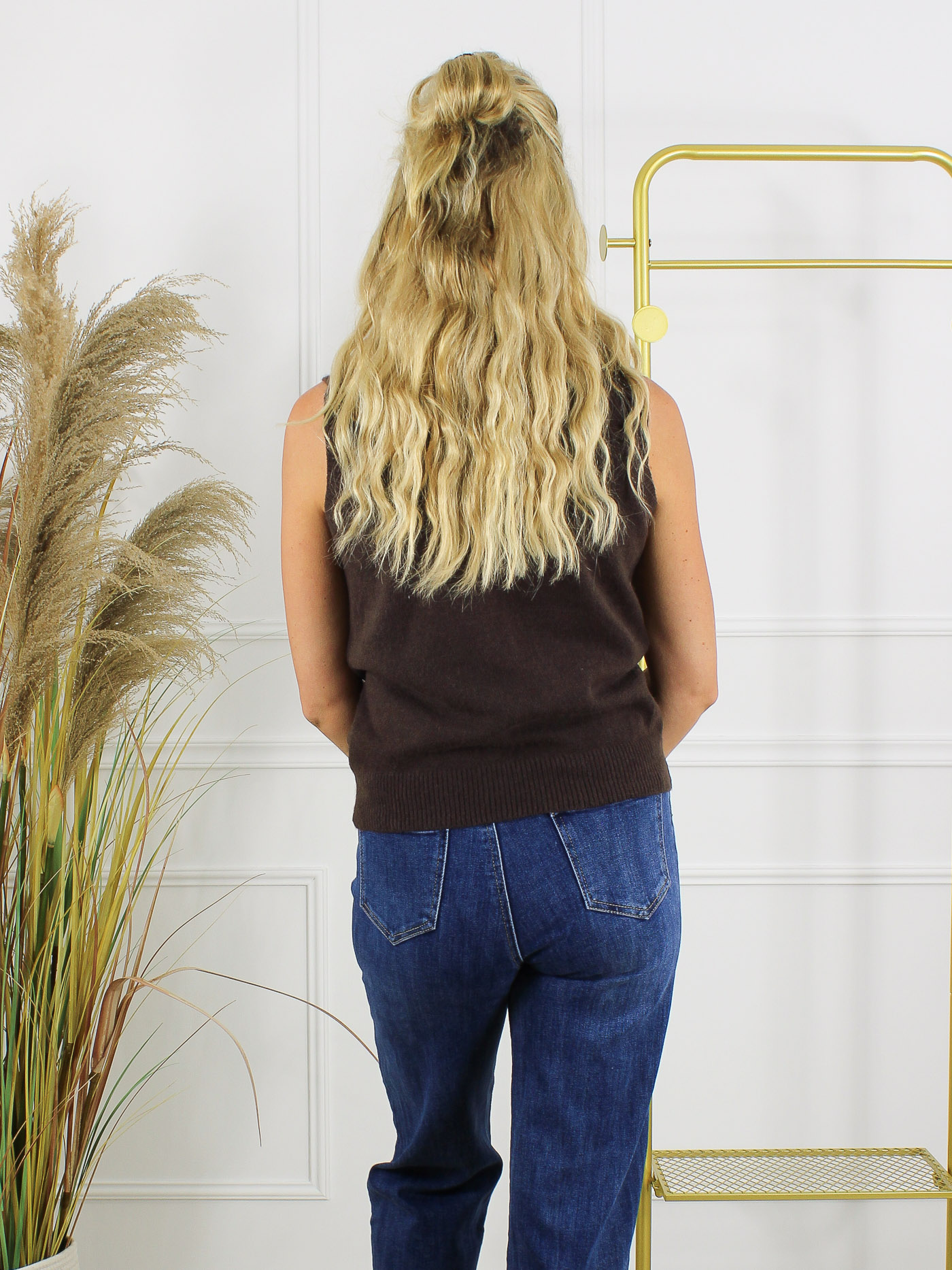 Gilet Jolie - Coffee