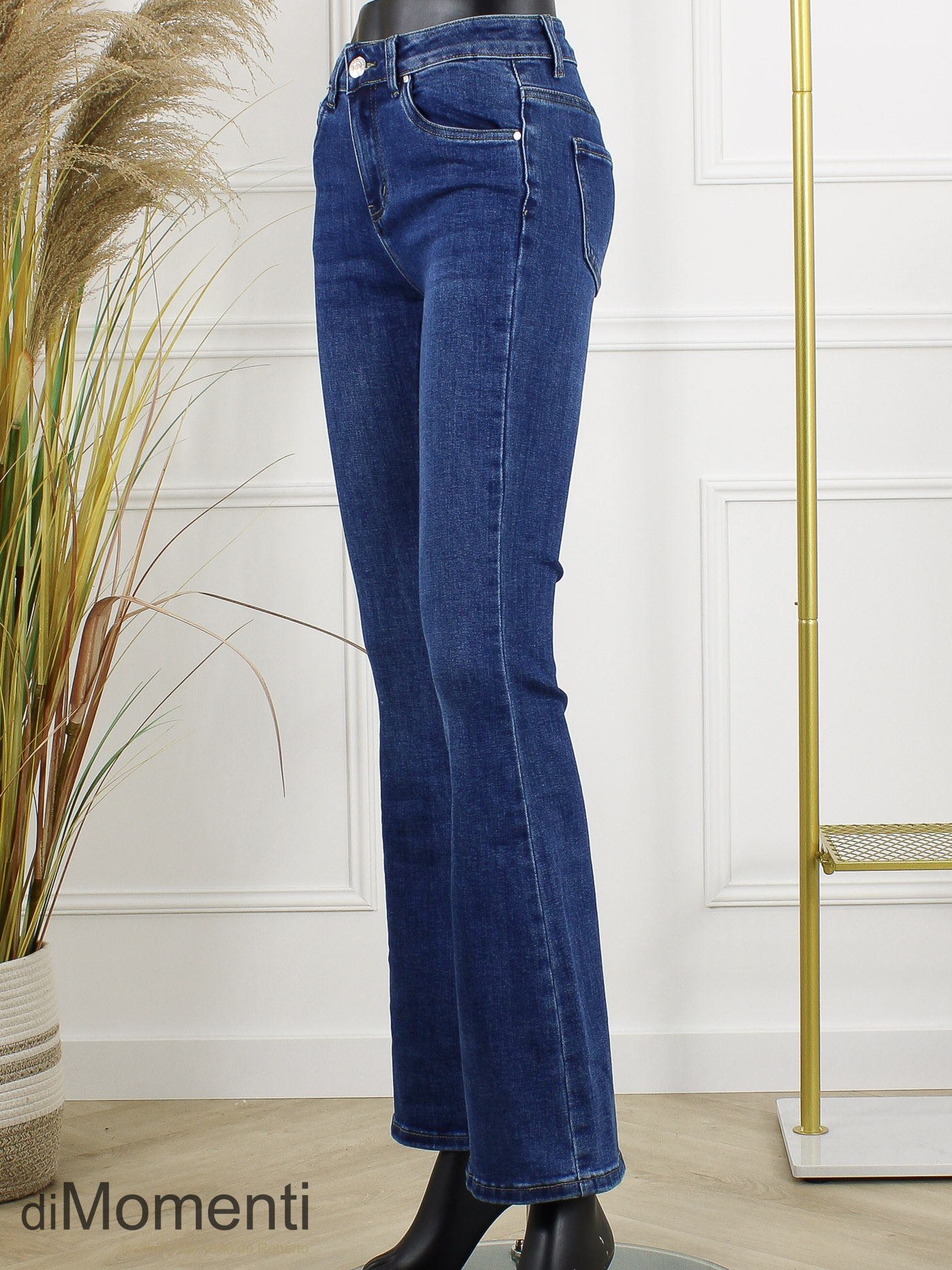 Goodies Flair Stretch Jeans - Blauw