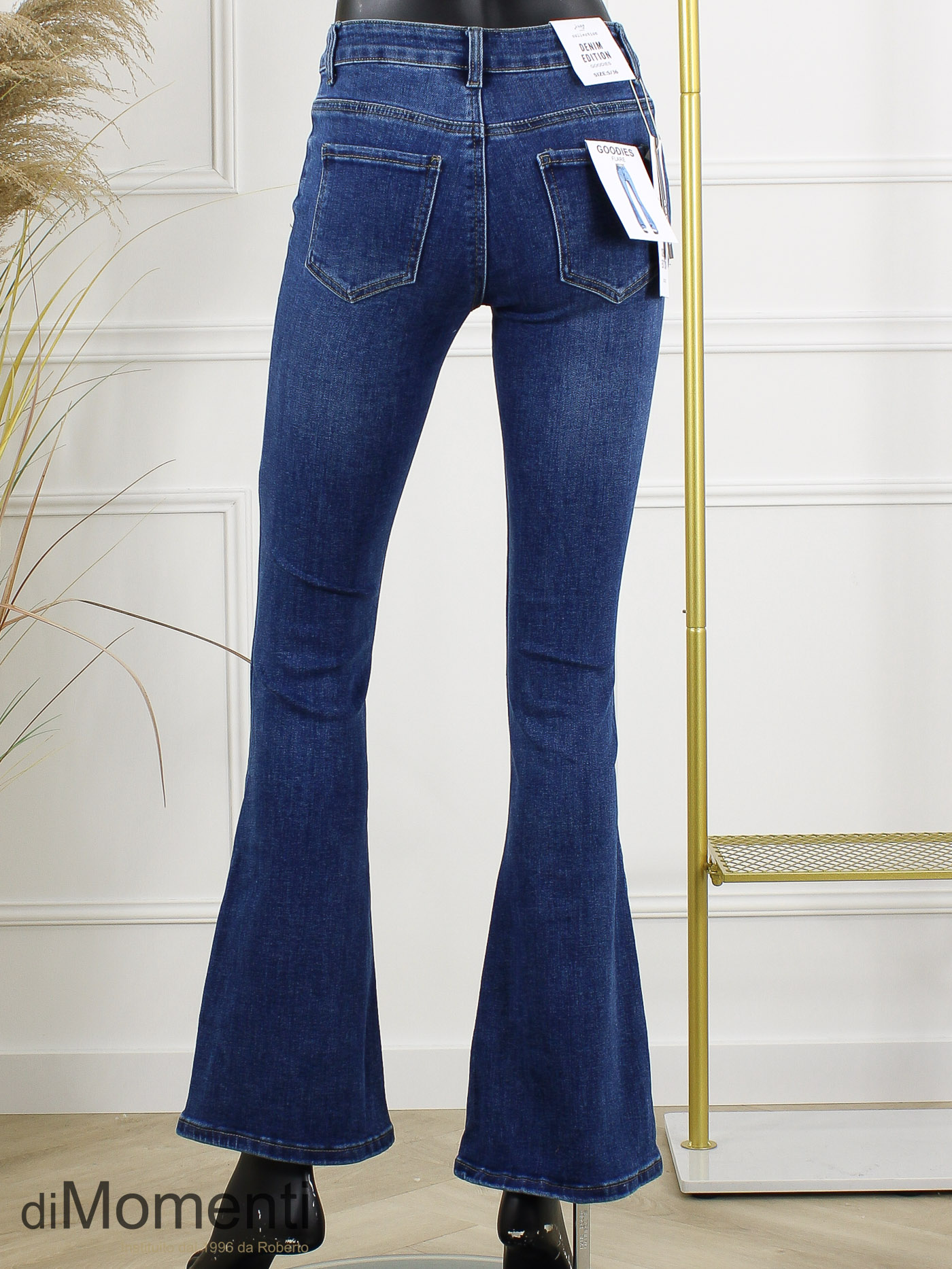 Goodies Flair Stretch Jeans - Blauw