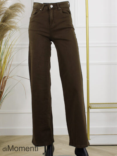 Goodies Wide Leg Stretch Jeans – Coffee
