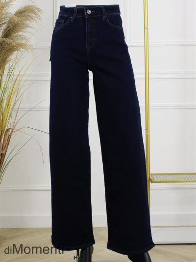 Goodies Wide Leg Stretch Jeans – Denim blue