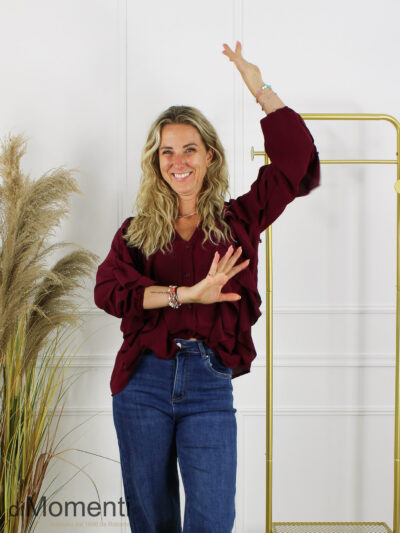 Blouse Lucia - Bordeaux
