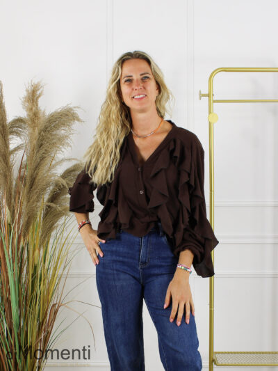 Blouse Lucia - Coffee